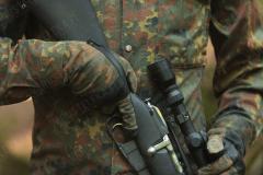 BW combat gloves, Flecktarn, surplus.