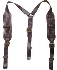 Soviet webbing suspenders, rubberized, surplus.
