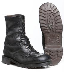 BW combat boots, old model, surplus.