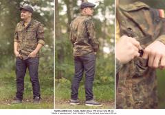 BW field shirt, Flecktarn, surplus. 