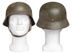 Finnish M40/55 steel helmet, surplus.