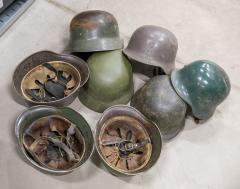 Finnish M40/55 steel helmet, surplus.