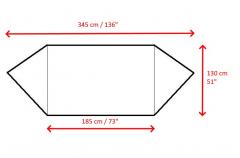 BW two-man tent, Flecktarn, surplus.
