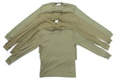 British long-sleeve T-shirt, FR, Green, Surplus.