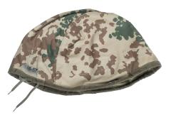 BW Composite Helmet Cover, Reversible, Flecktarn/Tropentarn, Surplus.
