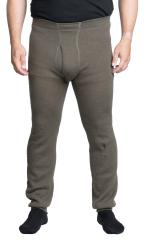 BW Woolpower Long Johns with Fly 200, Green, Surplus