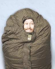 Carinthia IA Down Sleeping Bag. It's easy to smile in a proper sleeping bag.