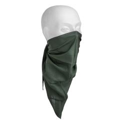 Czech Scarf, Green, Surplus, Unissued. In case you suffer from street dust or wish to rob the Wells Fargo stagecoach in the 19th century, this can also be folded across your face.