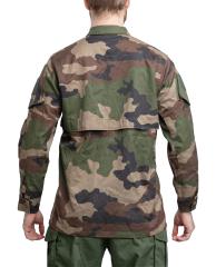 French "New Gen" Combat Jacket, CCE, Surplus. Ventilation holes underneath the flap on the back