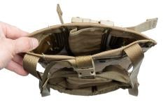 USMC FSBE Breaching Tool Carrier, Coyote Brown, Surplus. Tubular holster visible inside of main compartment.
