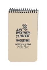 Modestone Waterproof Notepad, 76 x 130 mm.