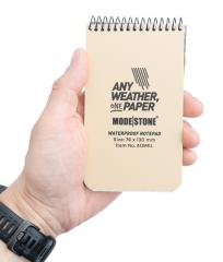 Modestone Waterproof Notepad, 76 x 130 mm. 