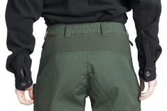 Särmä Outdoor Pants. Breathability and mobility are improved by a 4-way stretch material we used at the crooks of knees, crotch gusset, and below the waistband.