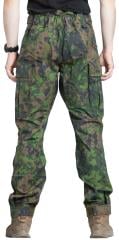 Särmä TST L4 Field Pants. Model height 181 cm, chest circumference 96 cm, waist circumference 88 cm. Wearing size Medium Regular.