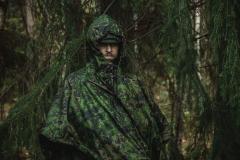 Särmä TST L6 Rain Poncho, M05 woodland camo.