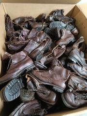 Swedish Ankle Boots with Rubber Sole, brown, surplus. The newest lot looks like this. Nice.