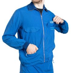 Swedish Track Suit Jacket, Blue, Surplus. There are no two pockets or four pockets but three, which is a symbolic message from the astral level. Buy the jacket and be enlightened.