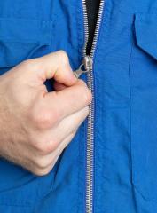 Swedish Track Suit Jacket, Blue, Surplus. The zipper opens a gateway to your inner self. And the jacket.