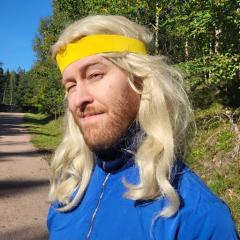 Swedish Track Suit Jacket, Blue, Surplus. Do you think Björn would approve?