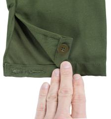 Swedish Work Jacket, Green, Surplus. Cuff adjustment