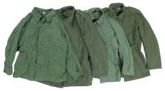 Swedish Work Jacket, Green, Surplus. The color varies to some extent.