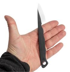 Terävä Tiny Knife, Carbon Steel. The handle fits nicely inside your palm unless you're a cave troll.