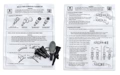 US CamelBak CBRN Hydration Training Kit, 4-piece, Surplus, unissued. User guide included.