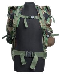 US CFP-90 rucksack with day pack, Woodland, surplus. 