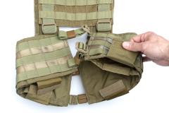 US MOLLE H Harness, Coyote Brown, Surplus, Unissued.
