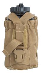 USMC FSBE Canteen Pouch, Coyote Brown, Surplus. You can also use the pouch with other bottles, such as Nalgene's 1-liter (1 qt) bottle. The bottle is not included.