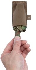 Velocity Systems Helium Whisper Micro Diddie Pouch . . To deploy the bag, simply yank the webbing pull tab.