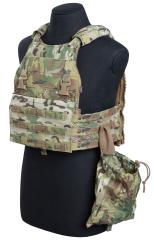 Velocity Systems Helium Whisper Micro Diddie Pouch . This lightweight and thin pouch requires just one PALS column to secure it to a platform. To deploy the bag, simply yank the webbing pull tab.