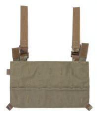 Velocity Systems MOLLE SwiftClip Placard, MultiCam. There are two additional hook and loop tabs at the top of the placard to secure it in place.