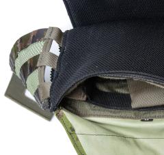 Velocity Systems SCARAB LT Plate Carrier. Cummerbund length adjustments inside the rear plate bag.