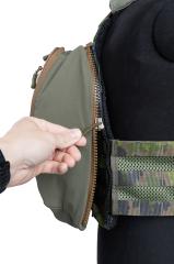 Velocity Systems SCARAB LT Zip-On Back Panel. This  panel  can be zipped on your Velocity Systems SCARAB LT plate carrier.