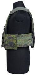 Velocity Systems SCARAB LT/LE Quarter Flaps. Quarter Flaps attach to the SCARAB LT plate carrier front plate bag sides with One-Wrap fingers. Theyhave a front flap opening under which the shorter SCARAB cummerbund attaches (sold separately).