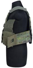 Velocity Systems SCARAB LT/LE Quarter Flaps. Quarter Flaps attach to the SCARAB LT plate carrier front plate bag sides with One-Wrap fingers. They have a front flap opening under which the shorter SCARAB cummerbund attaches (sold separately).