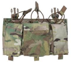 Velocity Systems Triple AK47 GP SwiftClip Placard, MultiCam. Three AK47 magazines pouches and three general purpose pouches