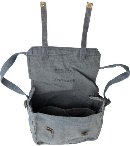 Belgian Pattern 37 Small Pack, Gray-Blue, Surplus.