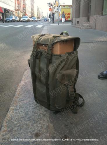 BW mountain troops rucksack, surplus. 