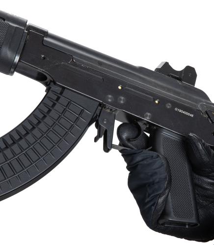 Swiss Mittens With Trigger Finger, Black, Surplus.