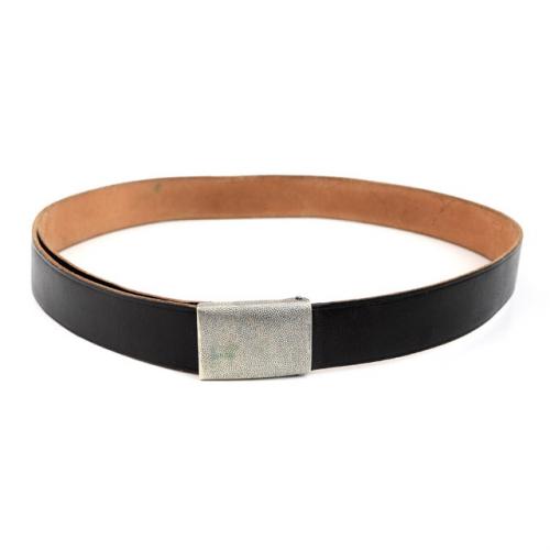 BW trouser belt, leather, surplus BW trouser belt, leather, surplus