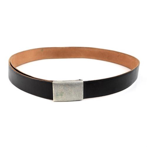 BW trouser belt, leather, surplus - Varusteleka.com