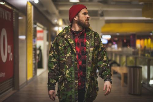 British CS95 parka, ripstop, DPM, surplus.