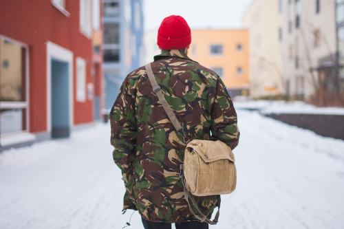British CS95 parka, ripstop, DPM, surplus.
