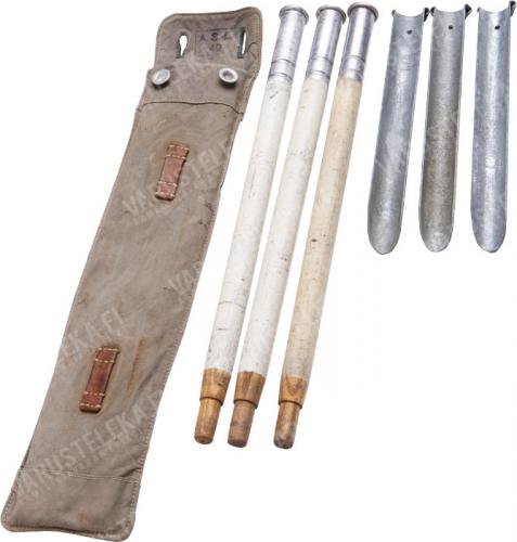 Swiss shelter half accessory set, old model, surplus.