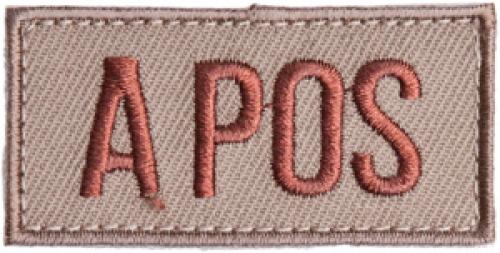 Särmä TST blood type patch Särmä TST blood type patch