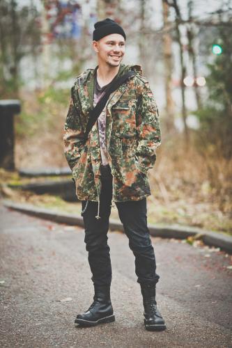 BW parka, Flecktarn, Surplus. 