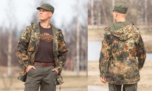 BW parka, Flecktarn, Surplus.