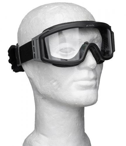 ESS Profile NVG ballistic goggles, black, with spare lens. 